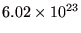 $6.02\times10^{23}$